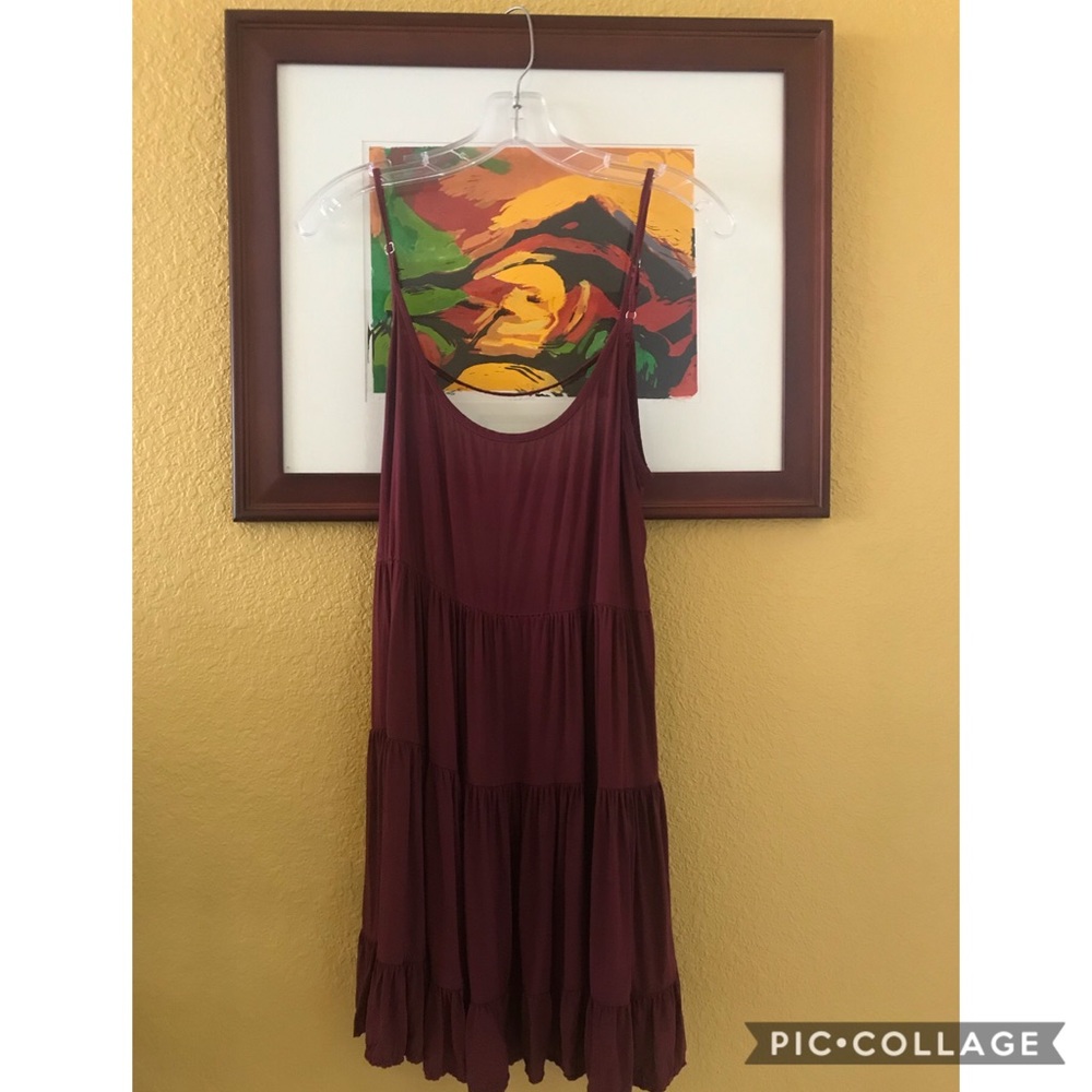 BRANDY MELVILLE Wine-Colored Dress